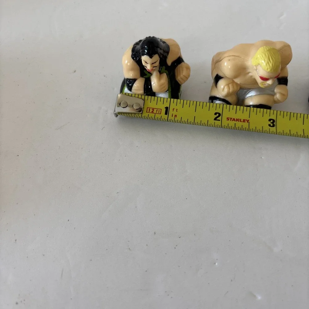 Vintage WWF Sliders Figure Toy Extreme Rolling Action 1999 Hasbro Mankind X-pac